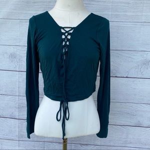 Lucy Love Cropped Long Sleeve Shirt